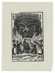El Testarazo del Diablo, c.1900, stampato 1942 (incisione)