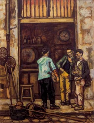 La taverna di Santander (Spagna) 1944-1945