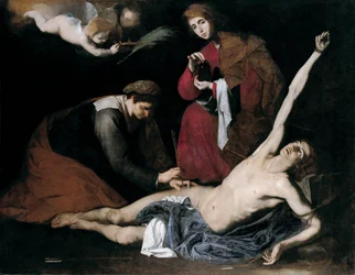 San Sebastiano curato dalle sante donne