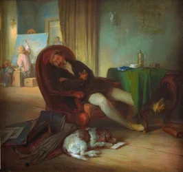 Il pittore dormiente