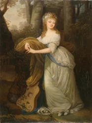 Ritratto di Krystyna Magdalena Radziwiłłówna (1776-1796), figlia di Michał Hieronim Radziwiłł