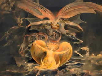 JJM-recreate_Blake-W_Il grande drago rosso e la donna vestita di sole