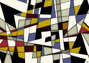 astratto: su triangoli bianchi 3