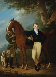 Il fonditore di campane Johann Caspar Hofbauer con cavallo e cacciatore