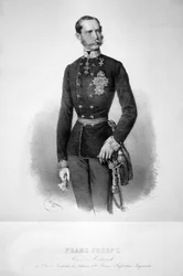 Francesco Giuseppe I 1860 Litografia 01