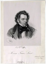 Litografia Franz Schubert