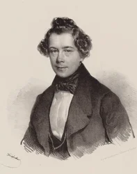 Ritratto del compositore Joseph Lanner 1801-1843, 1830
