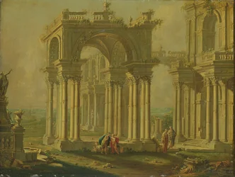 Paesaggio con Rovine