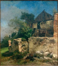 Vecchio fienile vicino a Tölz