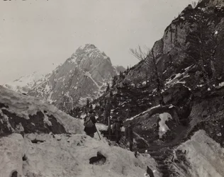 Album "Meine weltkriegs - Erinnerungen South-West Front (Carinzia, Italia, Trentino-Alto Adige) 31/03/1915-12/11/1918 - Josef Zohles Wien": Rosskofel (Monte Cavallo)