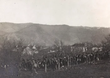 Album "Meine weltkriegs - Erinnerungen South-West Front (Carinzia, Italia, Trentino-Alto Adige) 31/03/1915-12/11/1918 - Josef Zohles Wien": prigionieri