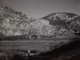 Album "Meine weltkriegs - Erinnerungen South-West Front (Carinzia, Italia, Trentino-Alto Adige) 31/03/1915-12/11/1918 - Josef Zohles Wien": Fort Hensel (foto b/n)