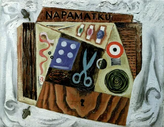 Natura morta con forbici, 1916