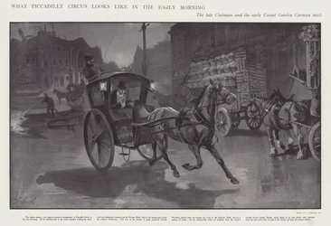 Come appare Piccadilly Circus al mattino presto