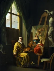 Autoritratto nel suo studio, 1808-1810
