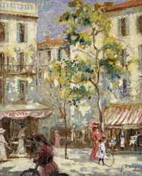 Scena di strada a Parigi