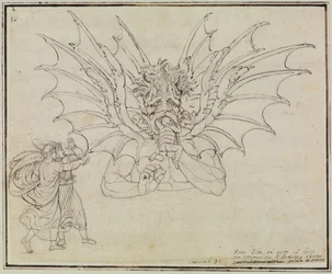 Lucifero (Inferno di Dante, canto 34, verso 37)