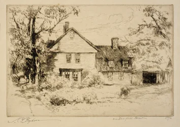 In Deerfield Street (Old House at Deerfield)