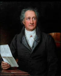 Ritratto dello scrittore Johann Wolfgang von Goethe 1749-1832, 1828