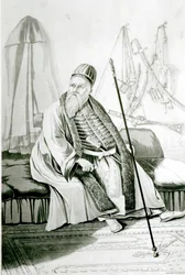 Ritratto di Ali Pasha di Yannina, inciso da Robert Havell, 1822