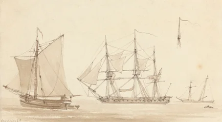 Schooner, corvetta e barca da pesca