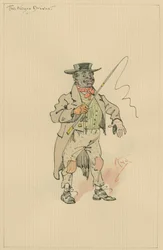 Il cocchiere nero, ca. anni 1920