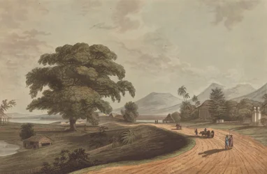 Forte Marlborough da Old Bencoolen, Sumatra, 1799