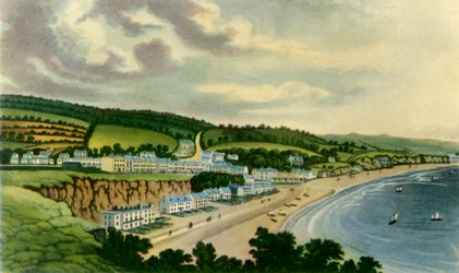 Vista di Dawlish dalla Scogliera Ovest