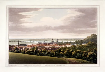 Veduta di Greenwich, Londra, 1795
