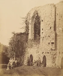 Abbazia di Easby. Da est, 1850