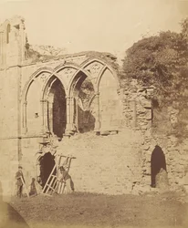 Abbazia di Easby. Il Refettorio, 1850s