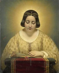 Contessa de Pagès, nata de Cornellan, come Santa Caterina