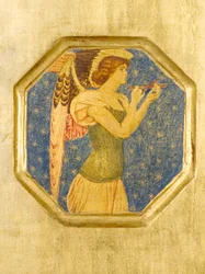 Angelo con una croce (dettaglio)