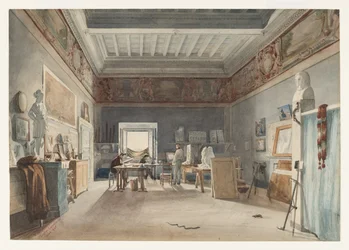 Uno studio nella Villa Medici, Roma