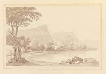 Cascate di Lodore con Cottage in Lontananza