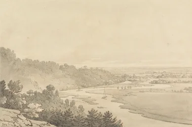 Vista di Taplow e Maidenhead da Cliveden