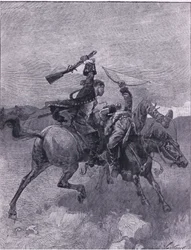 Butta uno di loro giù dal cavallo
