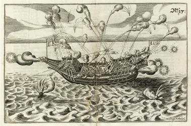 Illustrazione da Architectura navalis di J. Furttenbach