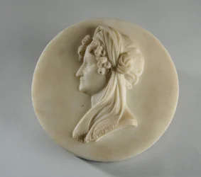 Ritratto medaglione di Mrs Elizabeth Gott