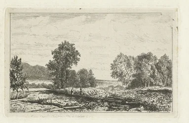 Paesaggio con due figure