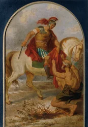 San Martino con il mendicante