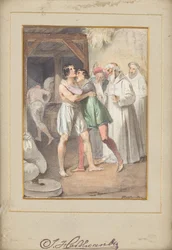 Liberazione di prigionieri cristiani da parte di rappresentanti dell