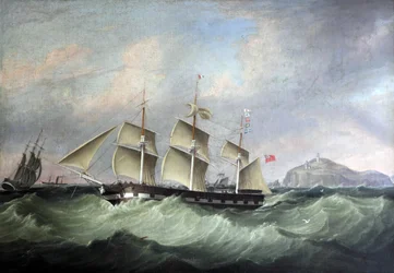 La Charlotte al largo del vecchio capo di Kinsale