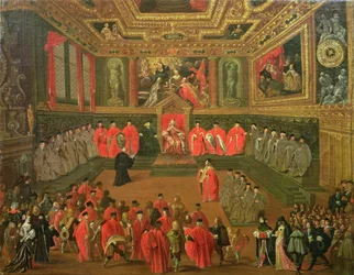 Udienza con il Doge al Collegio del Palazzo Ducale