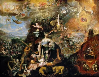 Barocco: Allegoria (Apocalisse) di Joseph Heintz il Giovane (ca. 1600-dopo il 1674)