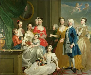 La Famiglia di Eldred Lancelot-Lee, 1736