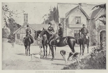 I Nostri Futuri Re, il Principe di Galles e il Duca di York a Sandringham