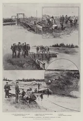 I Royal Engineers ad Aldershot, il battaglione di ponti al lavoro