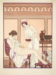 Bagno di spugna, illustrazione da 