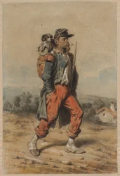 Soldato con cane, 1853